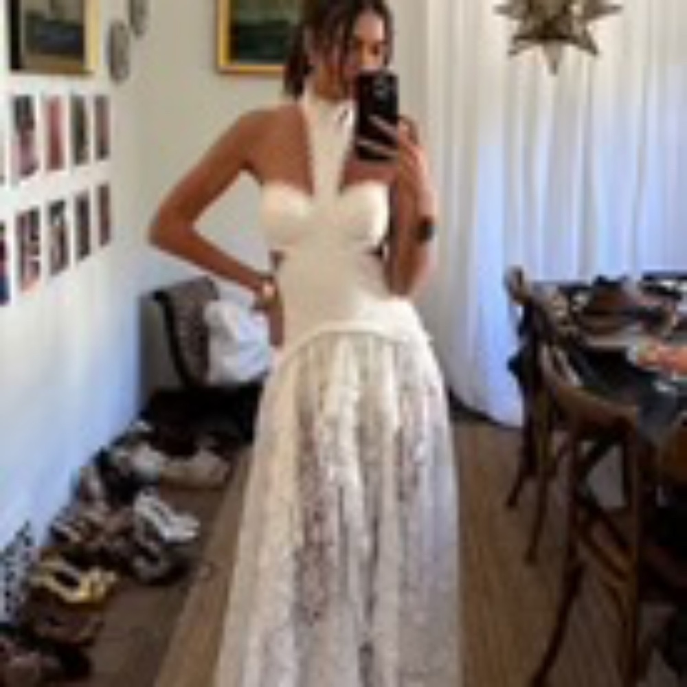 Princess White Maxi dress